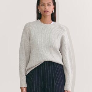 Everlane Cocoon Crew in Wool Cashmere